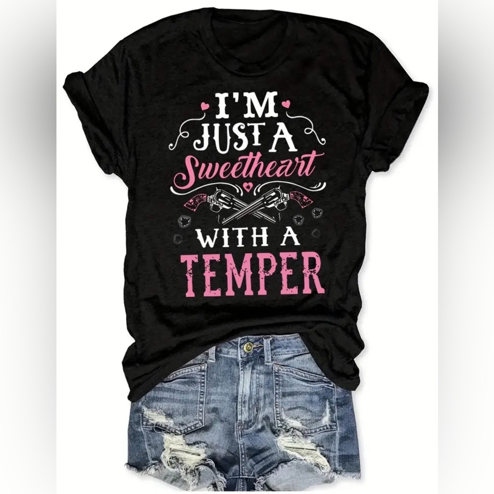 Chic Black Short Sleeve Top